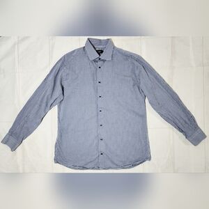 St. Croix Men's Large Dark Blue Contemporary Shirt